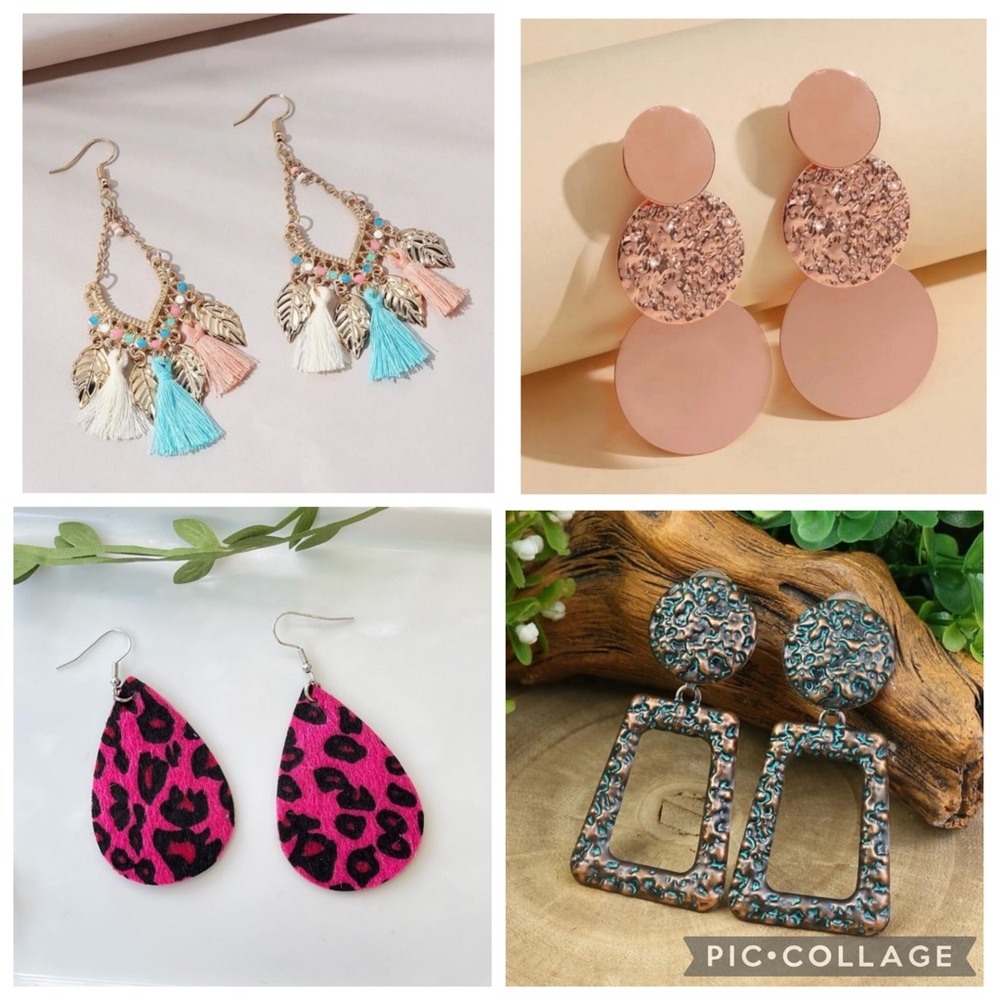 Boutique Boho Rustic Y2K Contemporary Earring Bundle